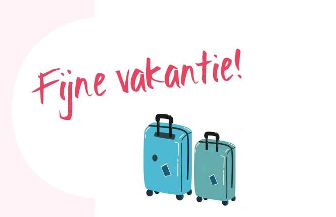 Geniet van jullie vakantie!